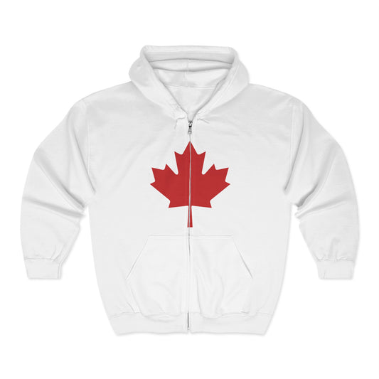 CIGA Maple Leaf Full Zip Hoodie (Print on Back)
