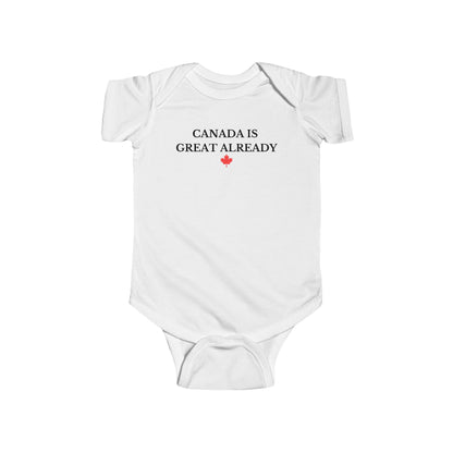 Baby Canada Is Great Already Onesie