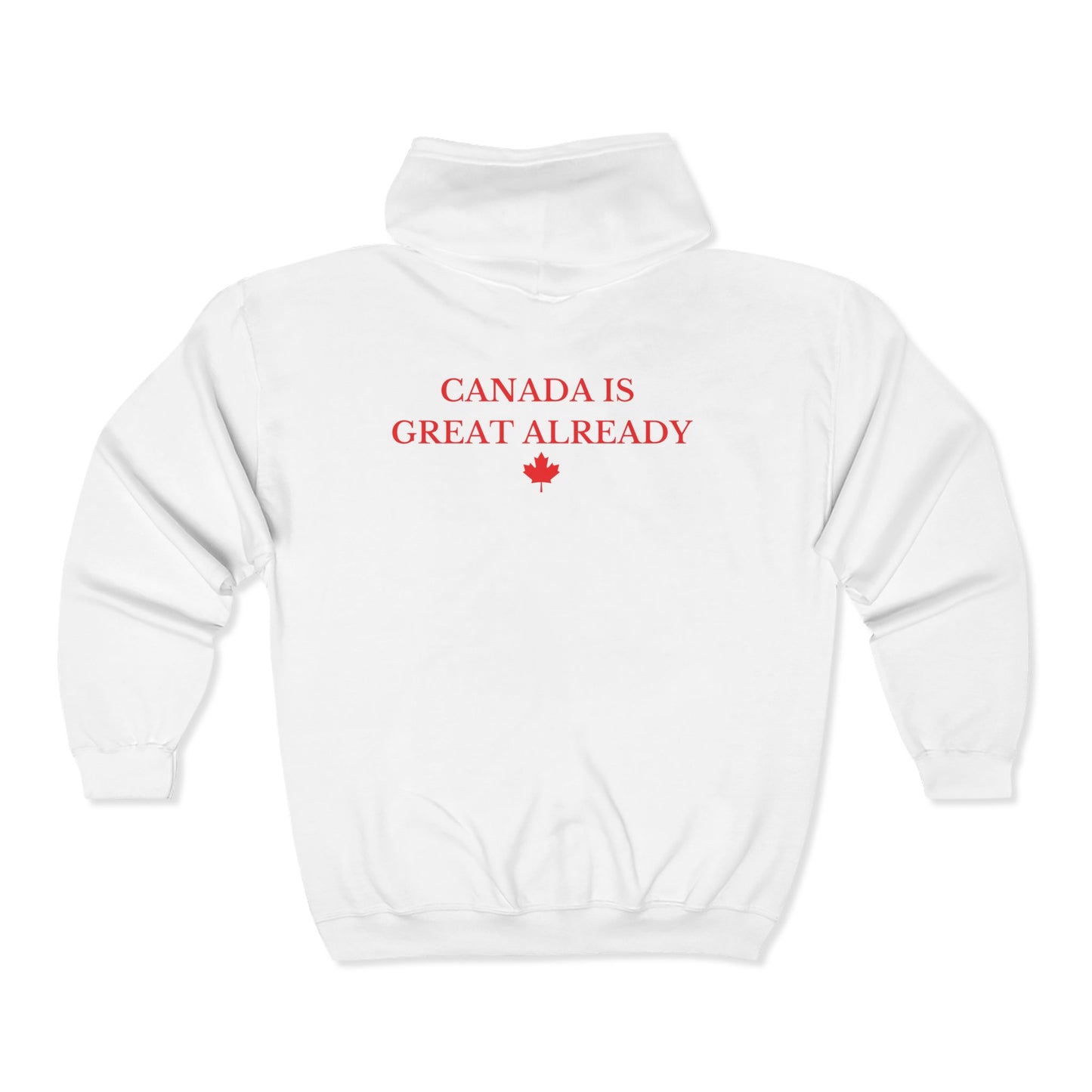CIGA Maple Leaf Full Zip Hoodie (Print on Back)