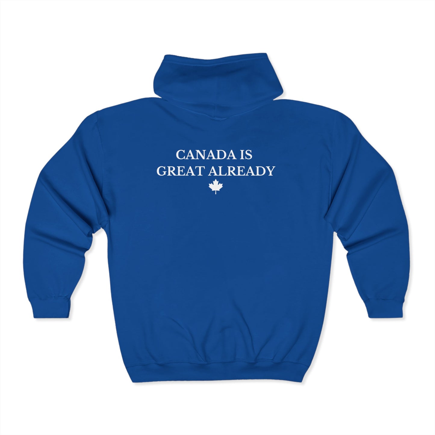 CIGA Maple Leaf Full Zip Hoodie (Print on Back)