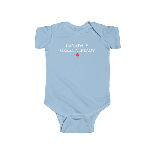 Baby Canada Is Great Already Onesie