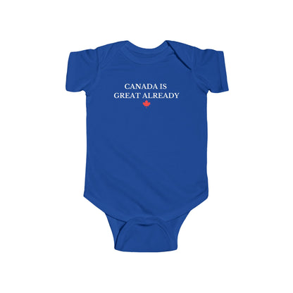 Baby Canada Is Great Already Onesie