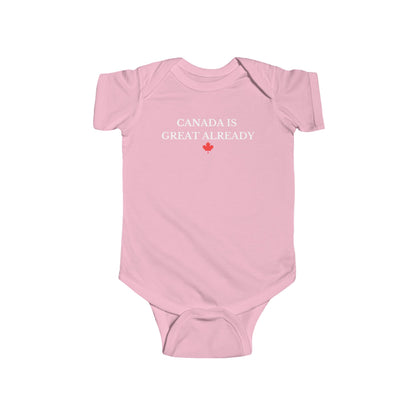 Baby Canada Is Great Already Onesie