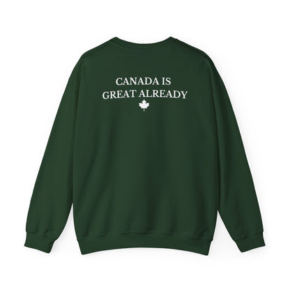 Maple Leaf CIGA Crewneck Sweatshirt (Print on Back)