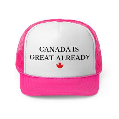 Canada Is Great Already Maple Leaf MeshBack Cap