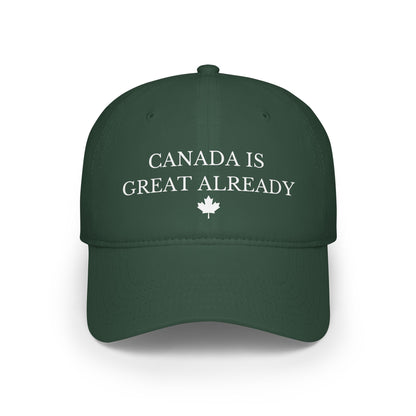 Canada Is Great Already Maple Leaf Baseball Cap