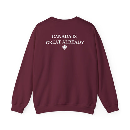 Maple Leaf CIGA Crewneck Sweatshirt (Print on Back)