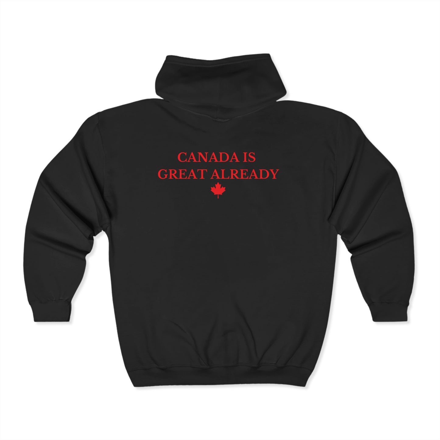 CIGA Maple Leaf Full Zip Hoodie (Print on Back)