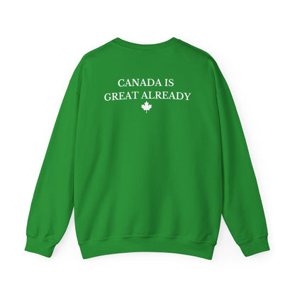 Maple Leaf CIGA Crewneck Sweatshirt (Print on Back)