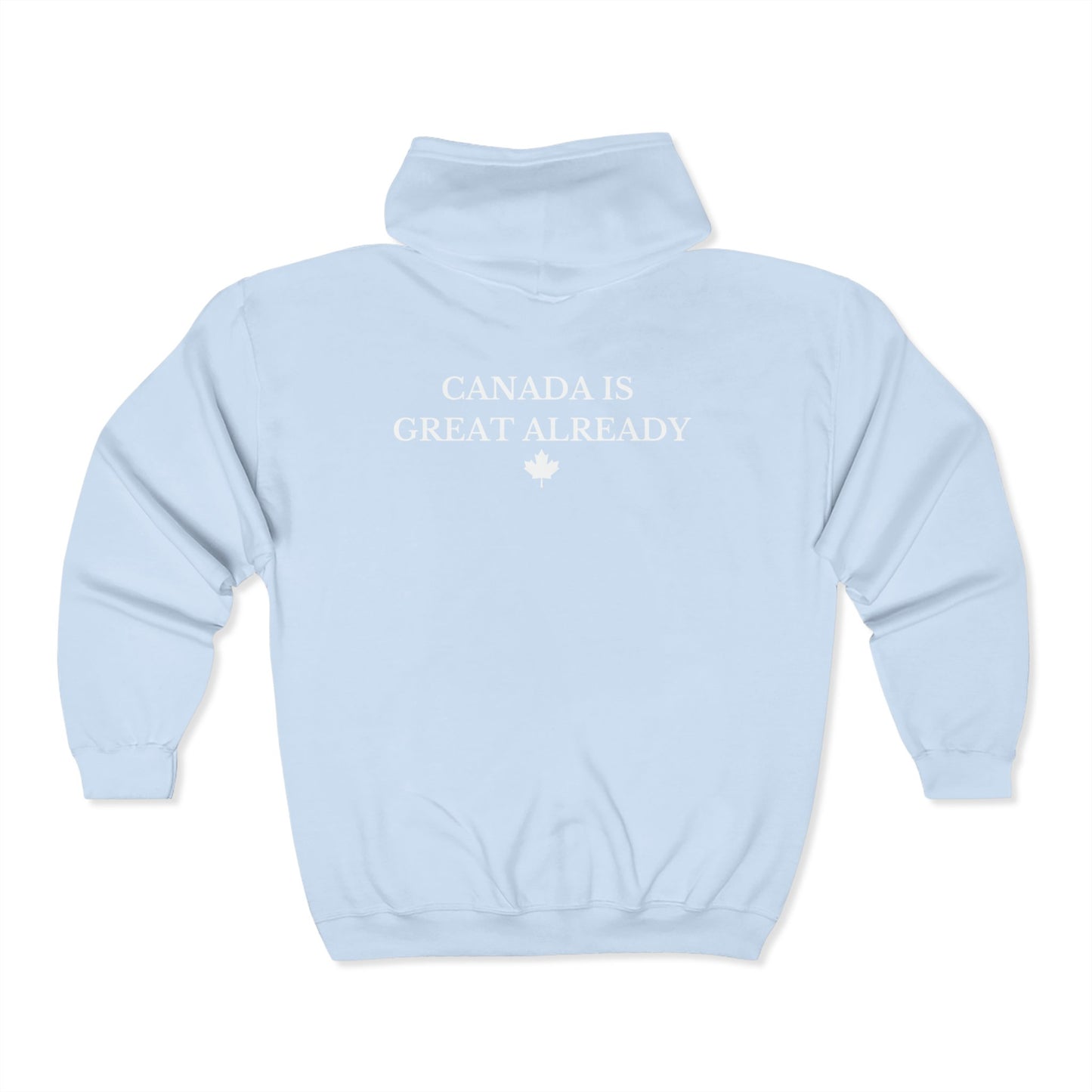 CIGA Maple Leaf Full Zip Hoodie (Print on Back)