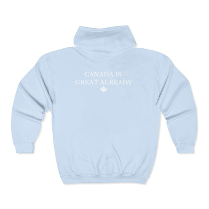 CIGA Maple Leaf Full Zip Hoodie (Print on Back)