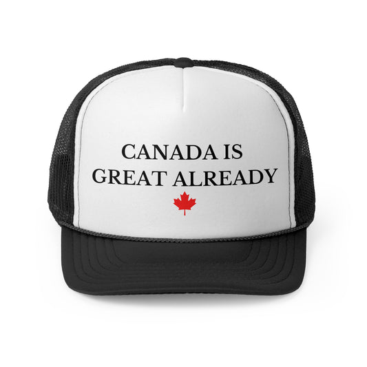 Canada Is Great Already Maple Leaf MeshBack Cap