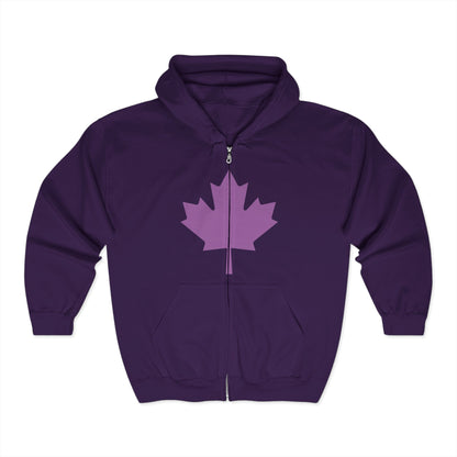 CIGA Maple Leaf Full Zip Hoodie (Print on Back)