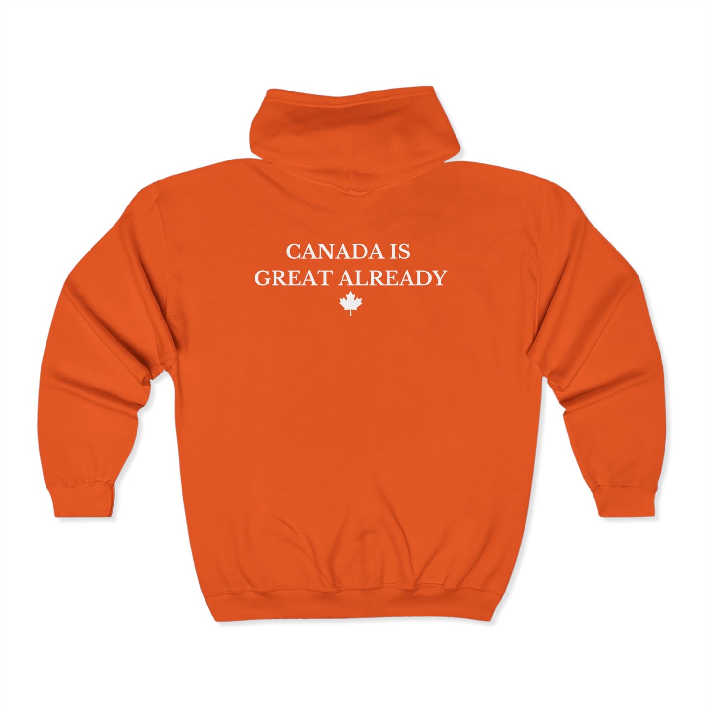 CIGA Maple Leaf Full Zip Hoodie (Print on Back)