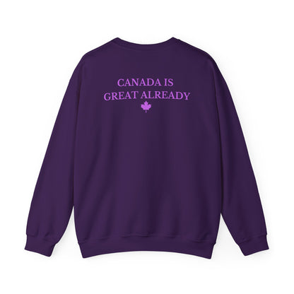 Maple Leaf CIGA Crewneck Sweatshirt (Print on Back)