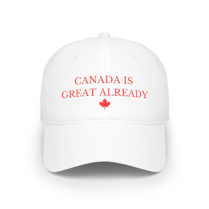 Canada Is Great Already Maple Leaf Baseball Cap