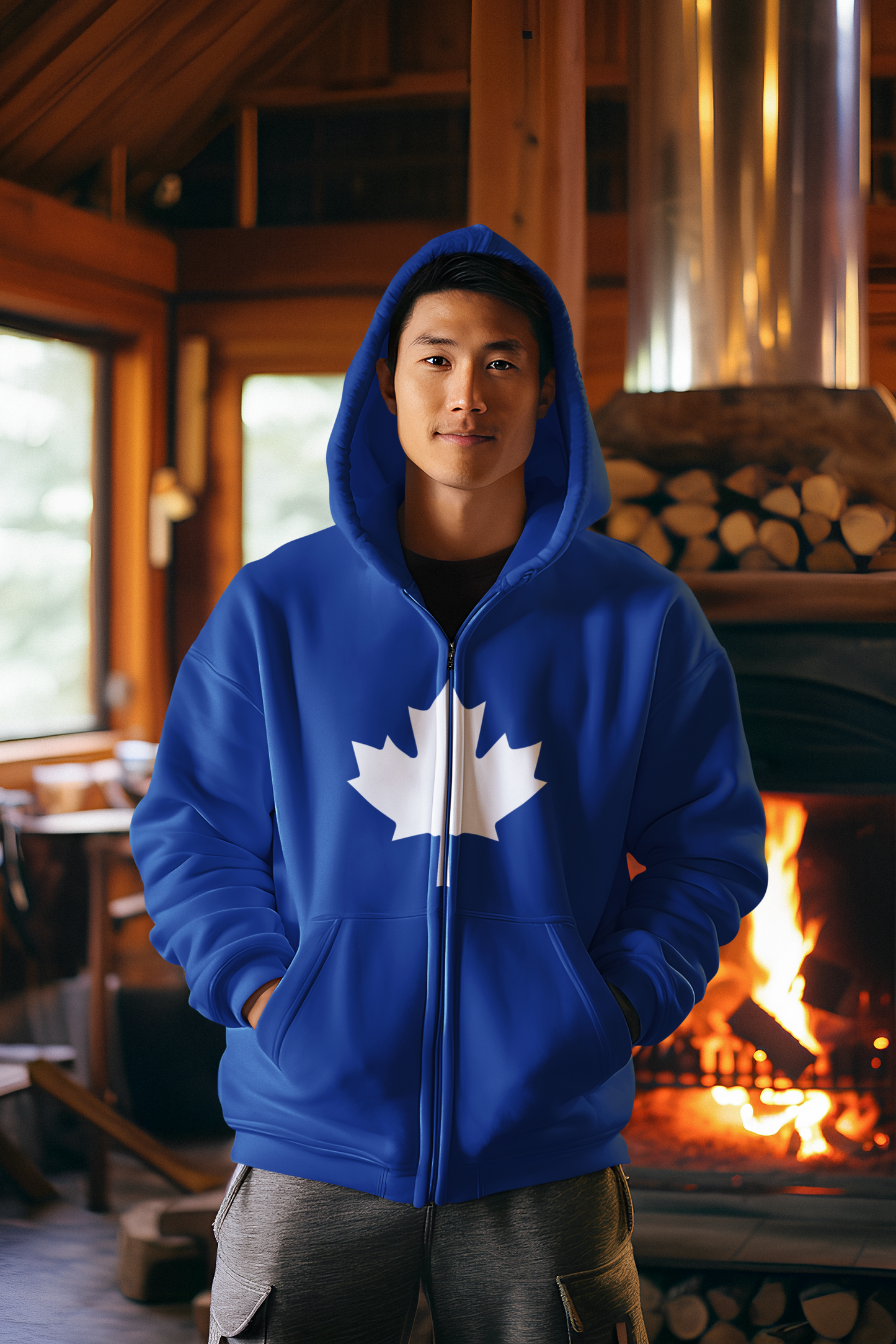 Never51 Full Zip Hoodie (Print on Back)