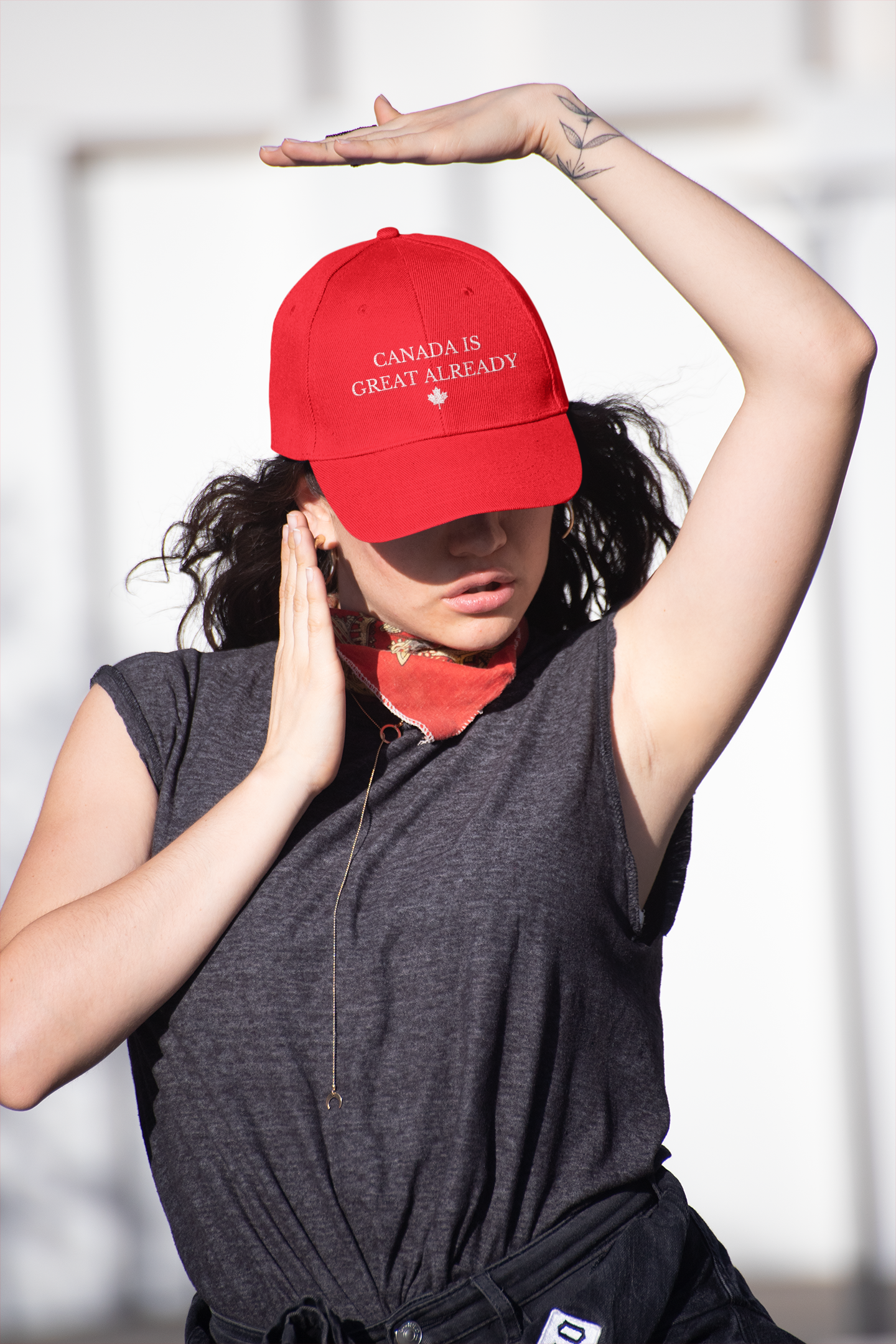 Canada Is Great Already Maple Leaf Baseball Cap